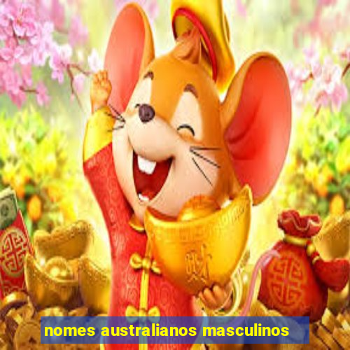 nomes australianos masculinos